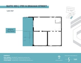 1801 N Graham St, Charlotte, NC à louer Plan de site– Image 1 sur 1