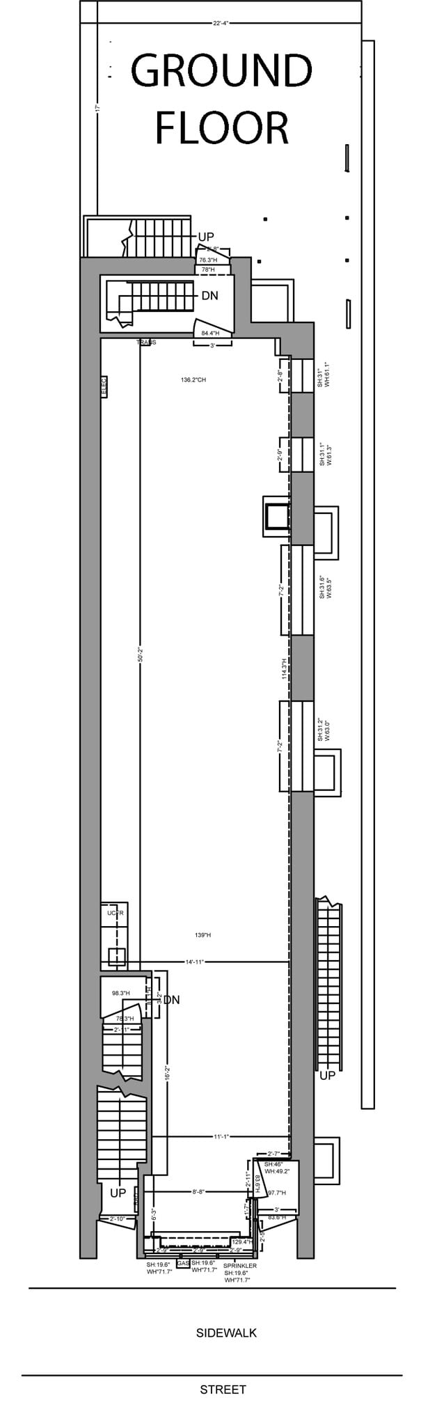 603 Keele St, Toronto, ON à louer Plan d’étage– Image 1 sur 5
