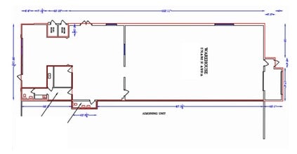423-427 58th Ave SE, Calgary, AB à louer Plan d’étage– Image 1 sur 1