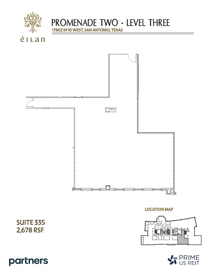 17806 W Interstate 10, San Antonio, TX à louer Plan d’étage– Image 1 sur 1