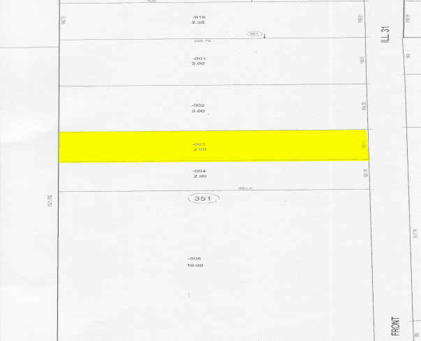 213 Front St, Mchenry, IL à louer - Plan cadastral – Image 2 sur 3