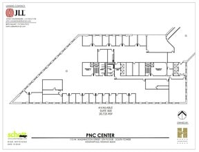 101-115 W Washington St, Indianapolis, IN à louer Plan d’étage– Image 1 sur 1
