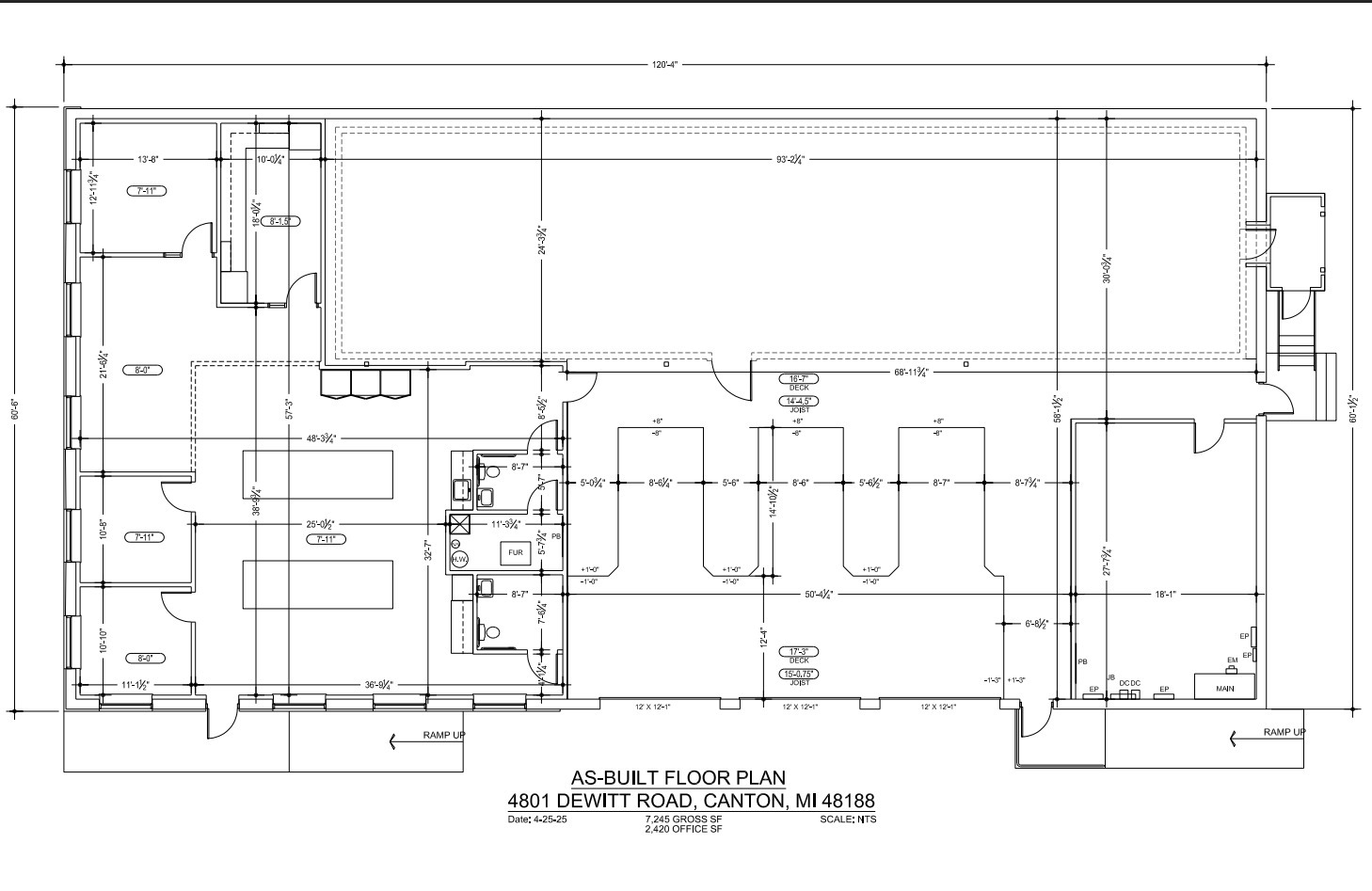 4801 Dewitt Rd, Canton, MI à vendre Plan d’étage– Image 1 sur 1