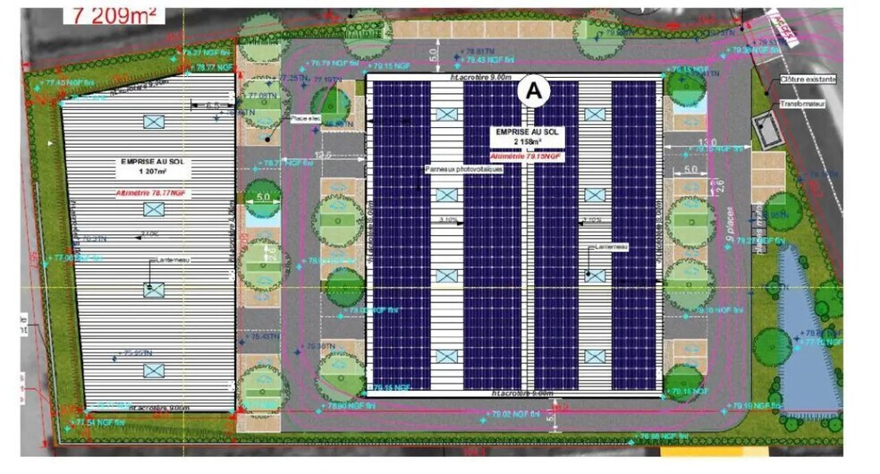 Local d’activités dans Moret-Loing-et-Orvanne à louer - Plan de site – Image 1 sur 2