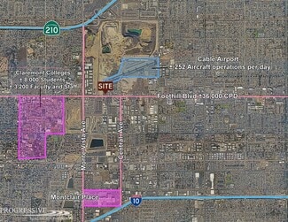 Plus de détails pour NEC Foothill Blvd & Dewey Way, Upland, CA - Local commercial à louer