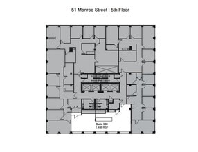 51 Monroe St, Rockville, MD à louer Plan d’étage– Image 1 sur 1