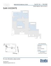 11980 San Vicente Blvd, Los Angeles, CA à louer Plan d’étage– Image 1 sur 1