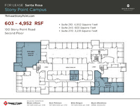 100 Stony Point Rd, Santa Rosa, CA à louer Plan d’étage– Image 1 sur 1