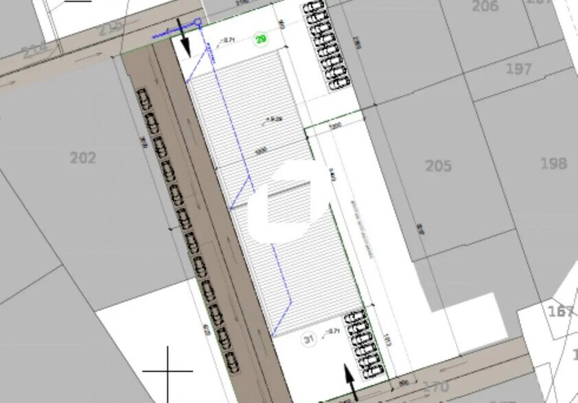 Local d’activités dans Hem à louer - Plan d’étage – Image 2 sur 3