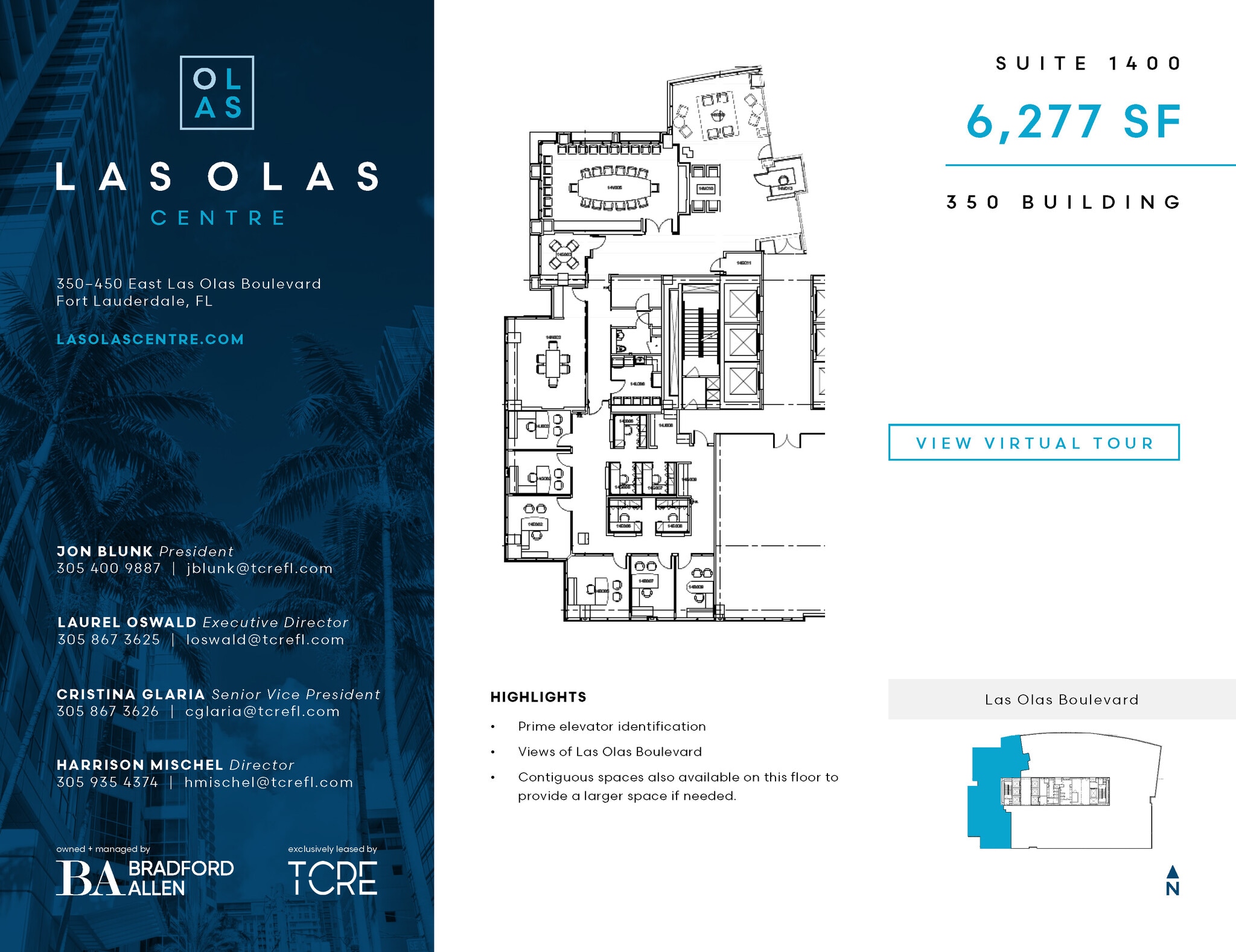 350 E Las Olas Blvd, Fort Lauderdale, FL à louer Plan d’étage– Image 1 sur 1