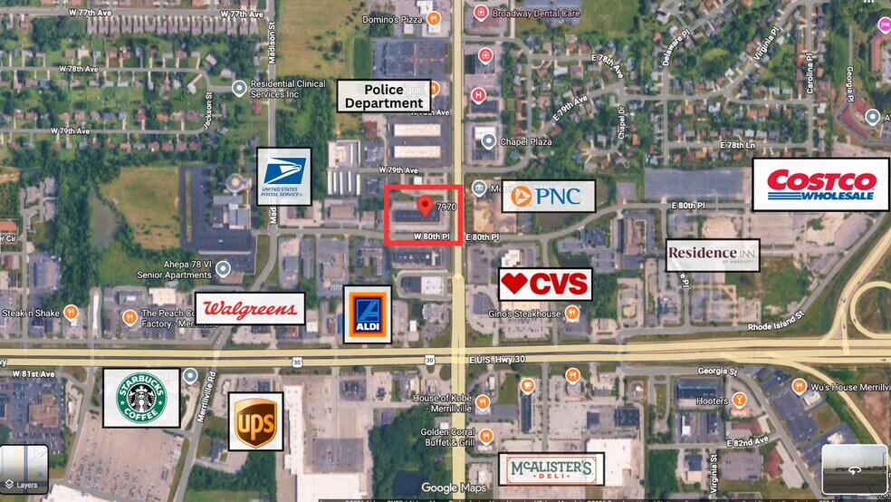 28-80 80th Pl, Merrillville, IN à louer - Plan cadastral – Image 3 sur 3
