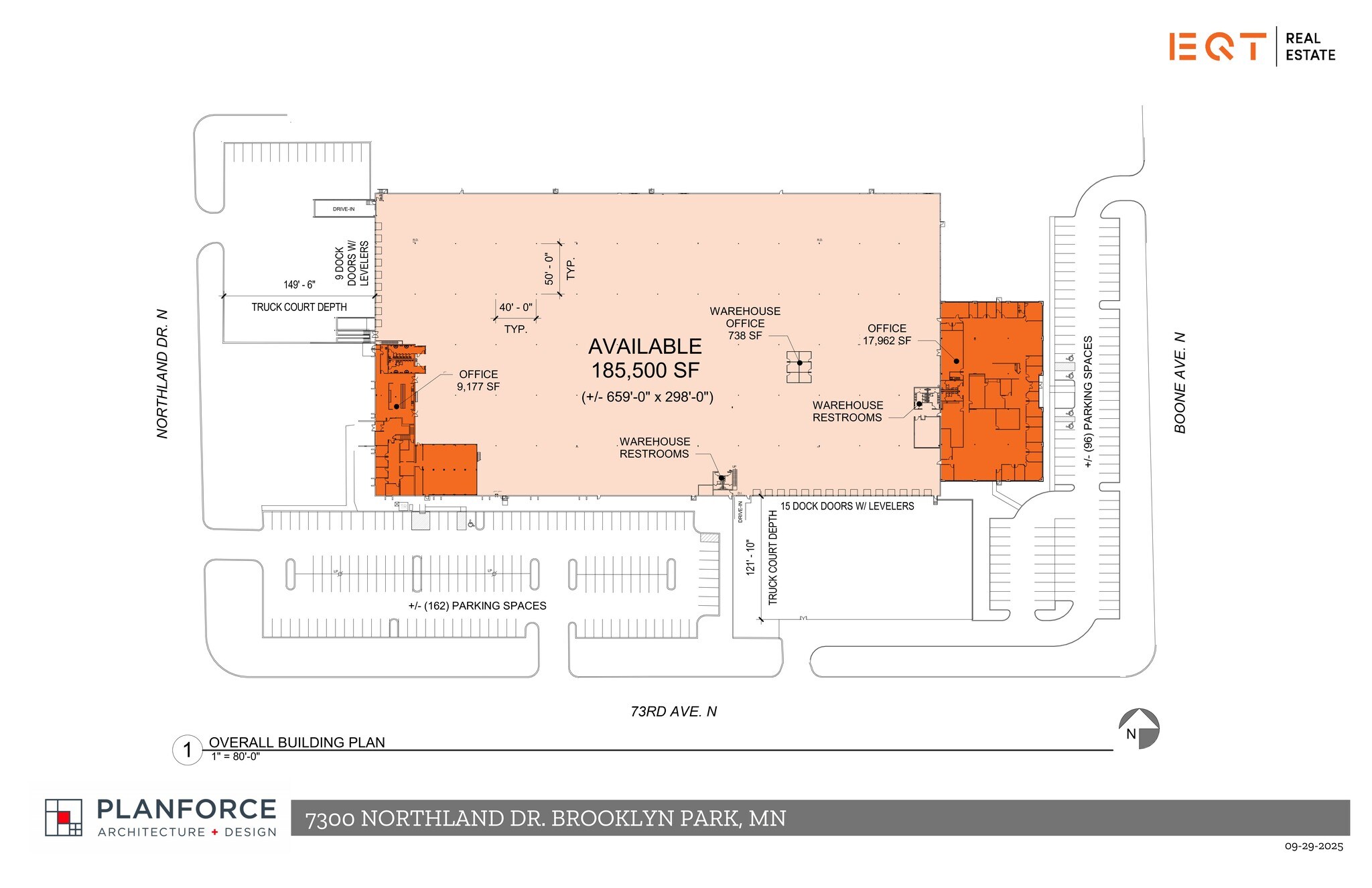7300 N Northland Dr, Brooklyn Park, MN à louer Plan de site– Image 1 sur 1