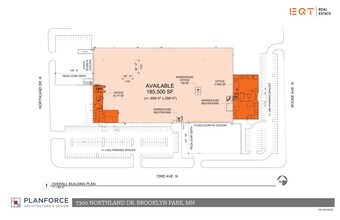 7300 N Northland Dr, Brooklyn Park, MN à louer Plan de site– Image 1 sur 1