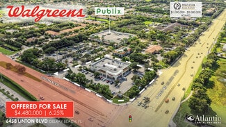 Plus de détails pour 6458 Linton Blvd, Delray Beach, FL - Local commercial à vendre