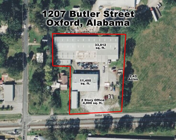 1207 Butler St, Oxford, AL à vendre - Aérien – Image 2 sur 16