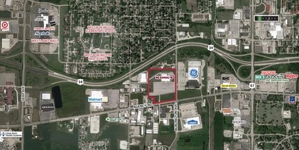 300 Agency, West Burlington, IA - Vue aérienne vue de carte