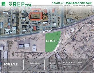 Plus de détails pour 1101 McNutt Rd, Sunland Park, NM - Terrain à vendre