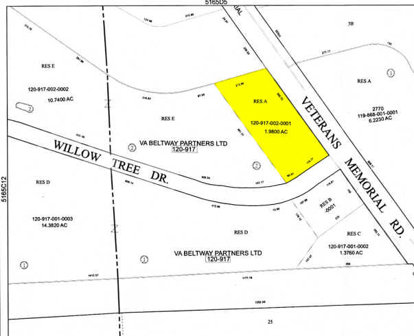 10811 Veterans Memorial Dr, Houston, TX à vendre - Plan cadastral – Image 2 sur 5