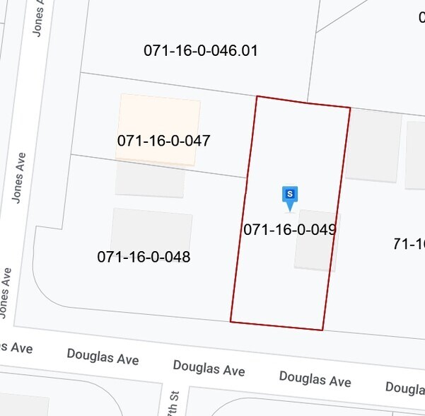615 Douglas Ave, Nashville, TN à vendre - Plan cadastral – Image 2 sur 2