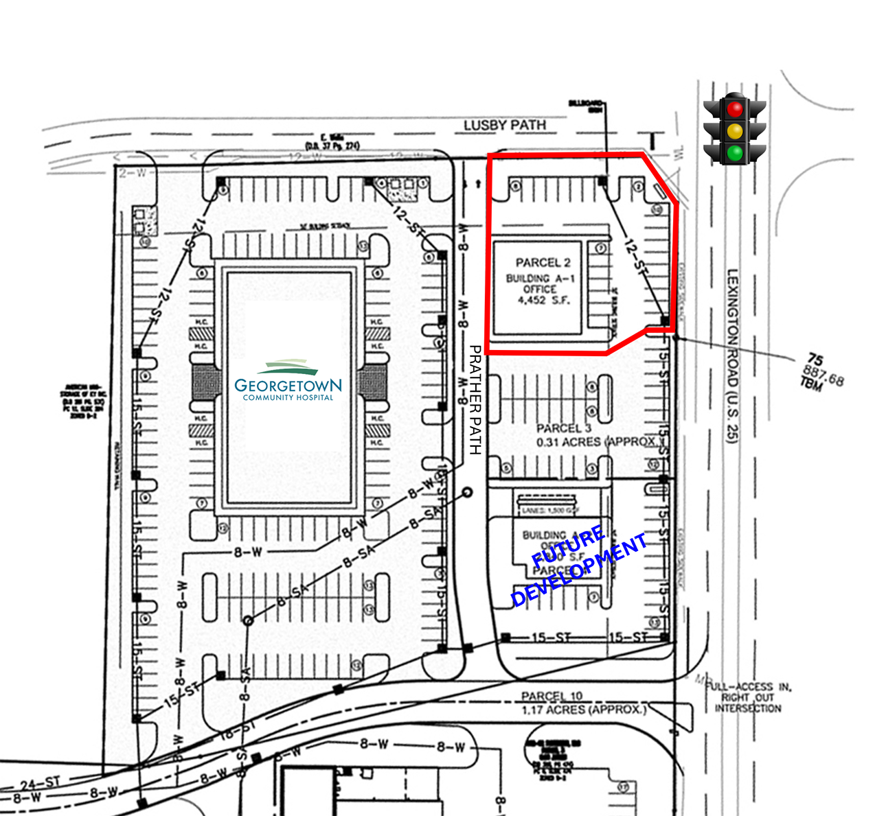 100 Prather Path, Georgetown, KY à louer Plan de site– Image 1 sur 1