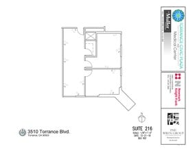 3400 Torrance Blvd, Torrance, CA à louer Plan d’étage– Image 1 sur 1