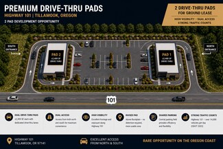 Plus de détails pour 1 Main Ave, Tillamook, OR - Terrain à louer