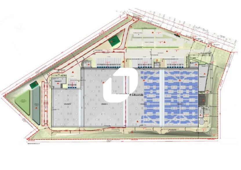Industriel/Logistique dans Montbartier à louer - Plan de site – Image 2 sur 2