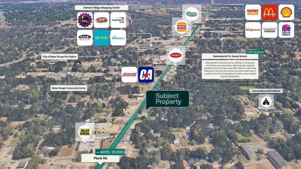 4122 Plank Rd, Baton Rouge, LA à vendre - Photo de l’immeuble – Image 2 sur 2