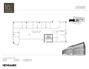 188 Inverness Dr W, Englewood, CO à louer Plan d’étage– Image 1 sur 2