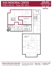 7718 E 91st St, Tulsa, OK à louer Plan d’étage– Image 1 sur 1