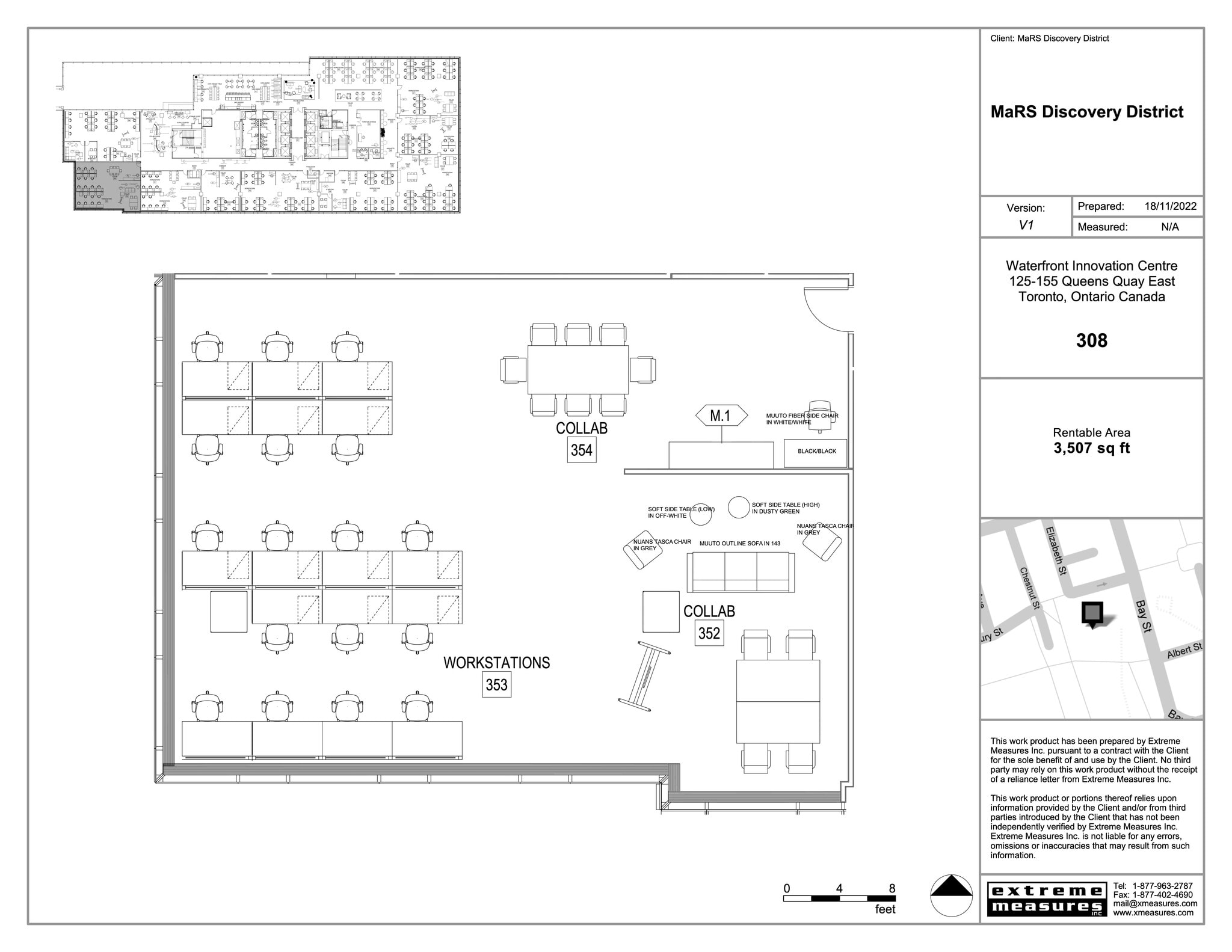 155 Queens Quay E, Toronto, ON à louer Plan de site– Image 1 sur 1