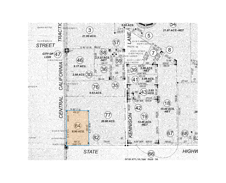 1649 E Victor Rd, Lodi, CA à louer - Plan cadastral – Image 2 sur 10
