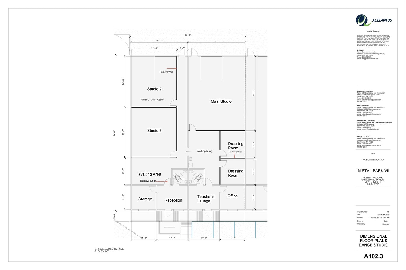 4525 N Stahl Park, San Antonio, TX 78217 - Lot 109 -  - Plan d’étage - Image 1 of 1