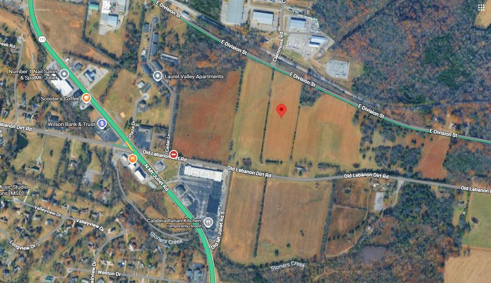 E. Division Street and Old Lebanon Dirt Road, Mount Juliet, TN à vendre Aérien– Image 1 sur 3