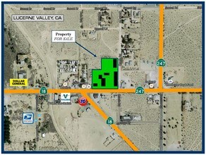 32784-32800 Ca-247, Lucerne Valley, CA - Vue aérienne vue de carte