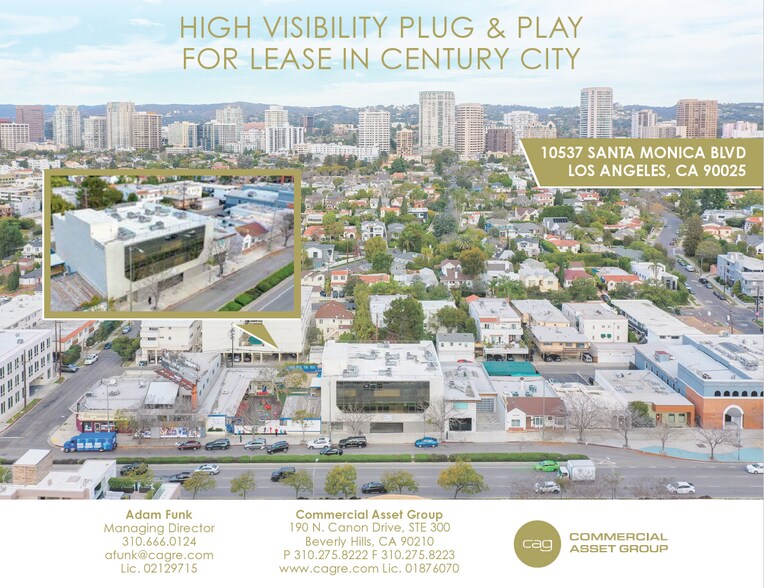 10537 Santa Monica Blvd, Los Angeles, CA à louer - Photo de l’immeuble – Image 1 sur 13