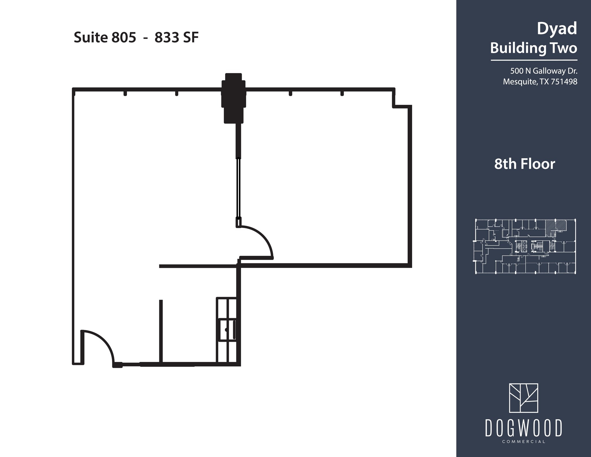 3626 N Hall St, Dallas, TX à louer Plan de site– Image 1 sur 1