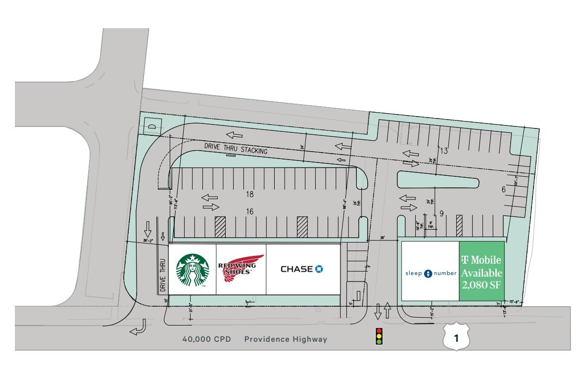 865 Boston-Providence Turnpike, Dedham, MA à louer Photo intérieure– Image 1 sur 2