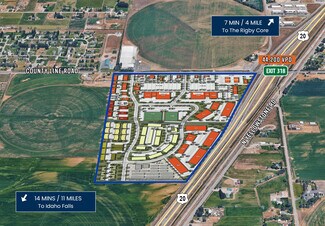 Plus de détails pour SWC US Highway 20 & County Line Road, Rigby, ID - Local commercial à louer
