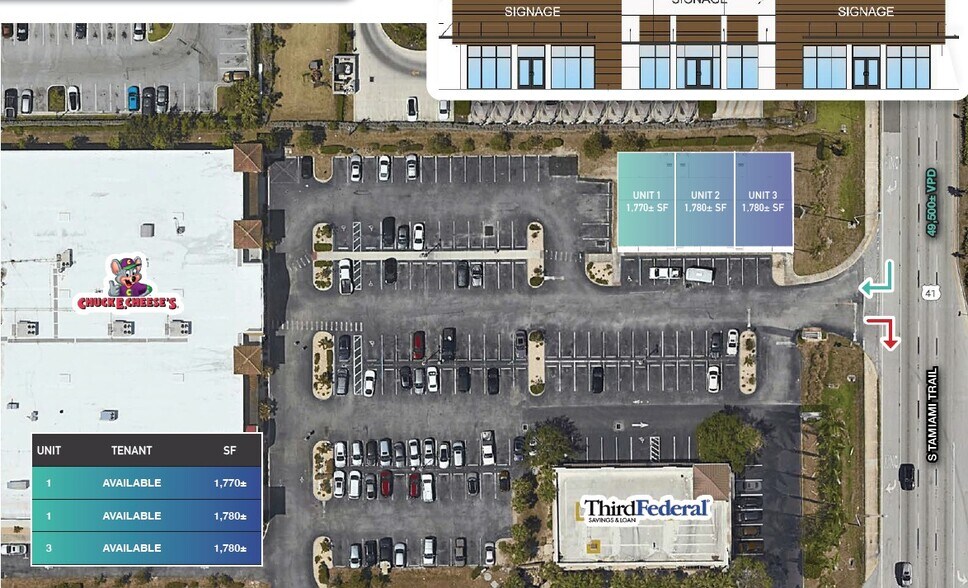 5010-5020 S Cleveland Ave, Fort Myers, FL à louer - Photo de l’immeuble – Image 3 sur 3