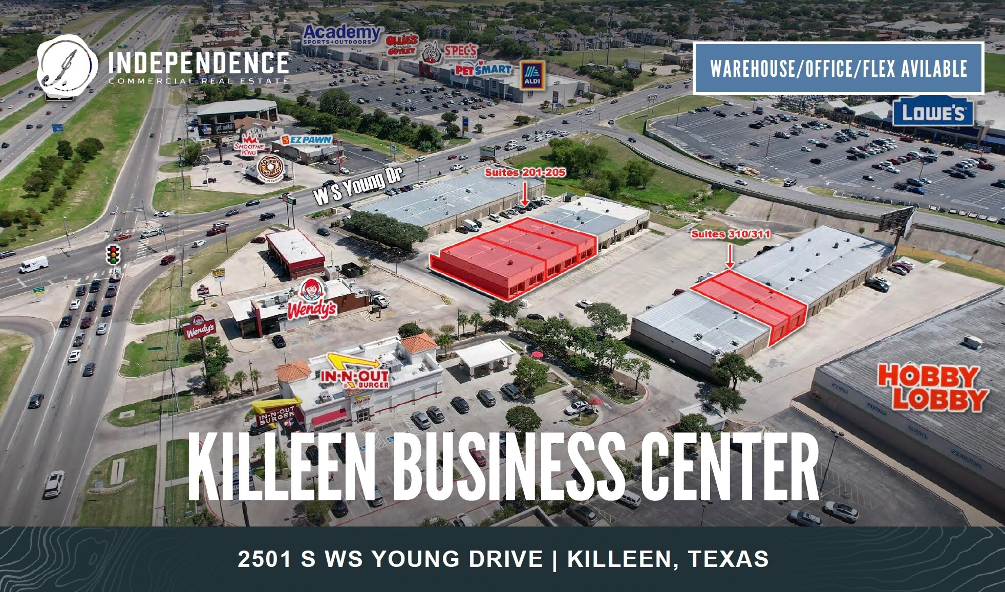 2501 S W S Young Dr, Killeen, TX à louer Photo de l’immeuble– Image 1 sur 3