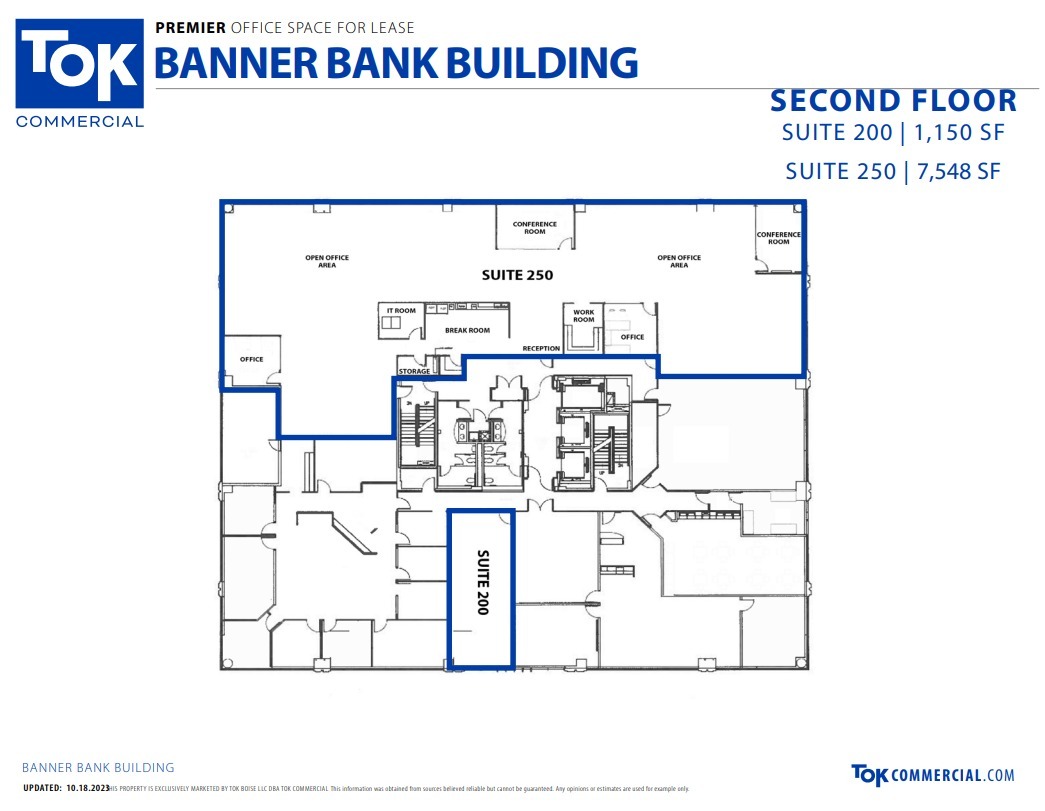 950 W Bannock St, Boise, ID à louer Plan d’étage– Image 1 sur 1