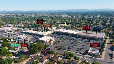 12629-12721 Glenoaks Blvd, Sylmar, CA - VUE AÉRIENNE  vue de carte
