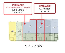 1039-1055 Elkton Dr, Colorado Springs, CO à louer Plan d’étage– Image 1 sur 1