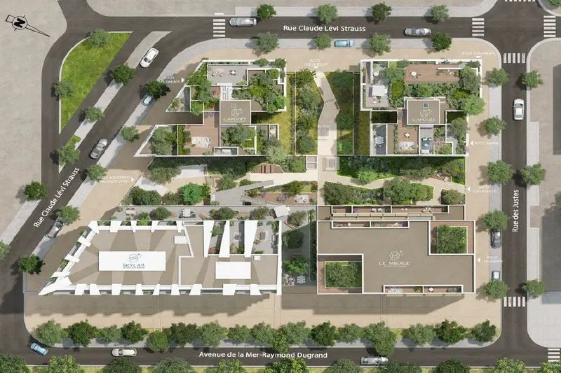 Bureau dans Montpellier à louer - Plan d’étage – Image 2 sur 2