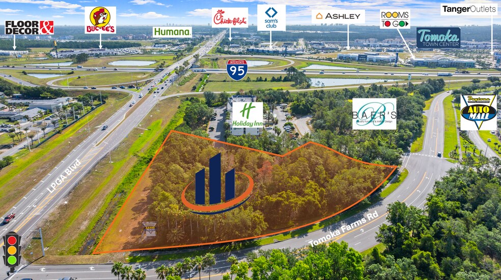 LPGA Blvd/Tomoka Farms rd, Daytona Beach, FL à louer - Aérien – Image 3 sur 7