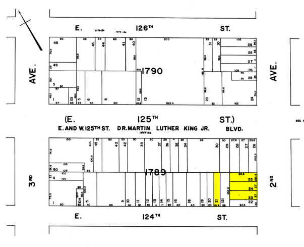 245 E 124th St, New York, NY à louer - Plan cadastral – Image 2 sur 6