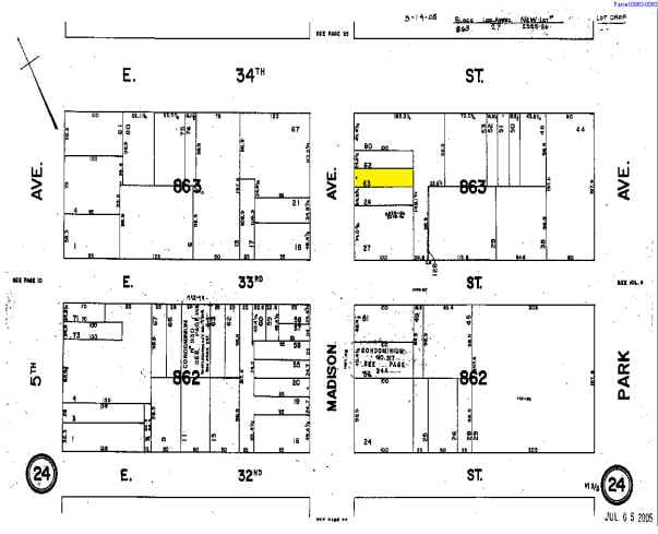 177 Madison Ave, New York, NY à louer - Plan cadastral – Image 2 sur 12