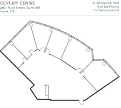 2601-2603 Main St, Irvine, CA à louer Plan d’étage– Image 1 sur 1