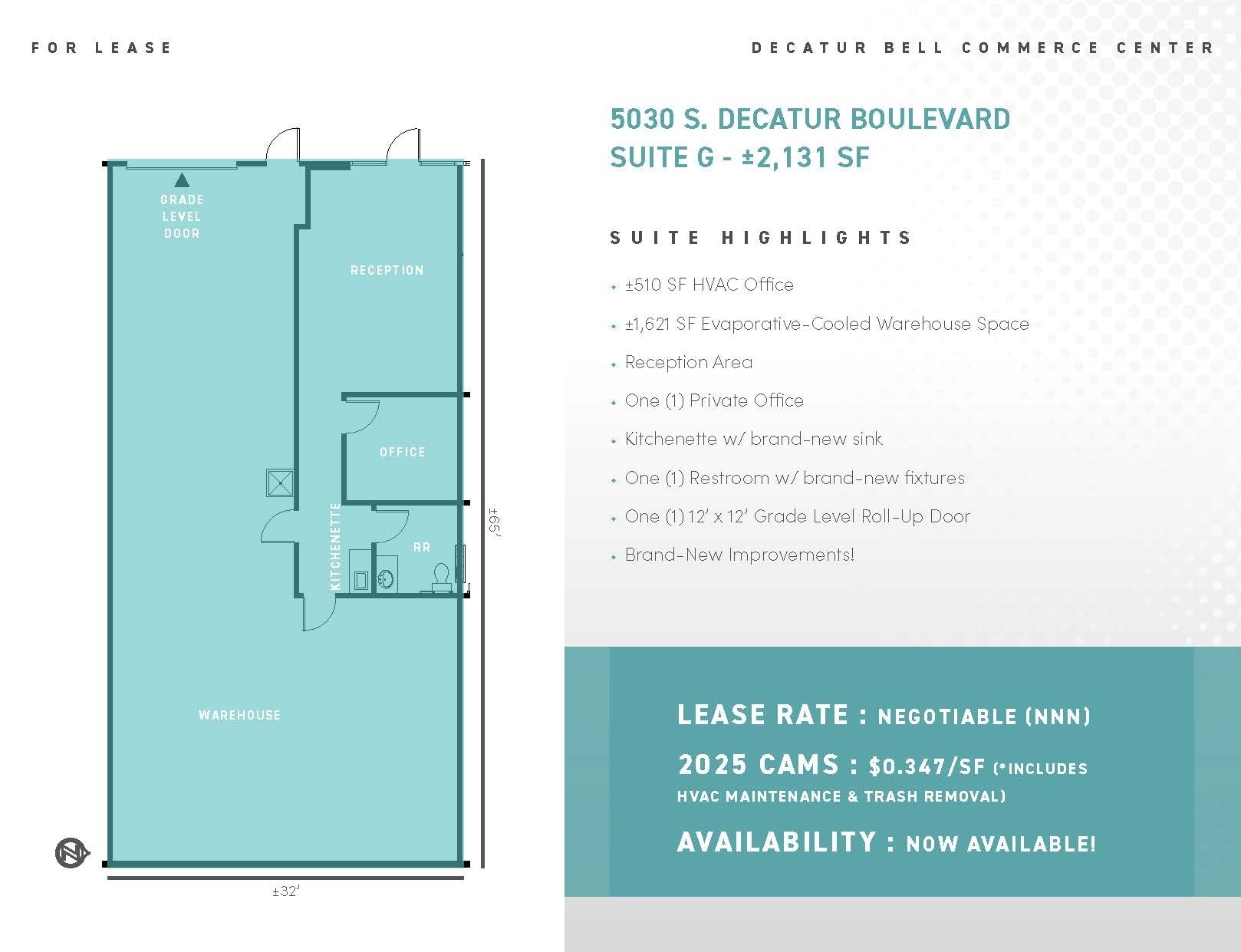 5030 S Decatur Blvd, Las Vegas, NV à louer Plan d’étage– Image 1 sur 1